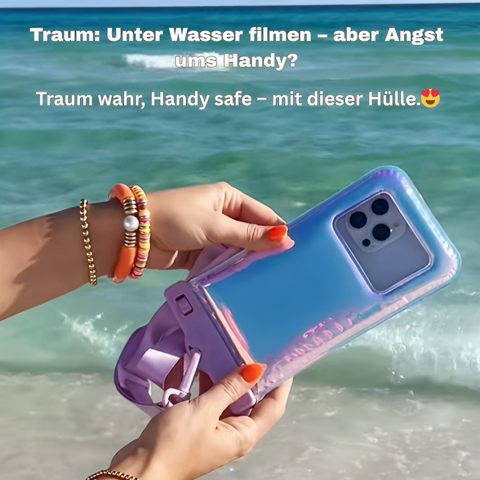 Wasserdichte Handyhülle für iPhone Samsung