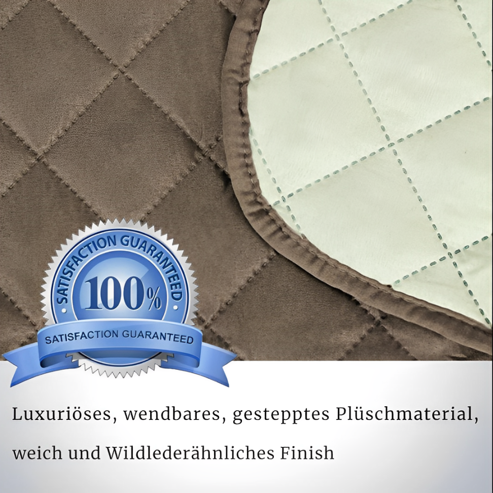 Sofaschutz in Luxusqualität – bequem und absolut wasserdicht.