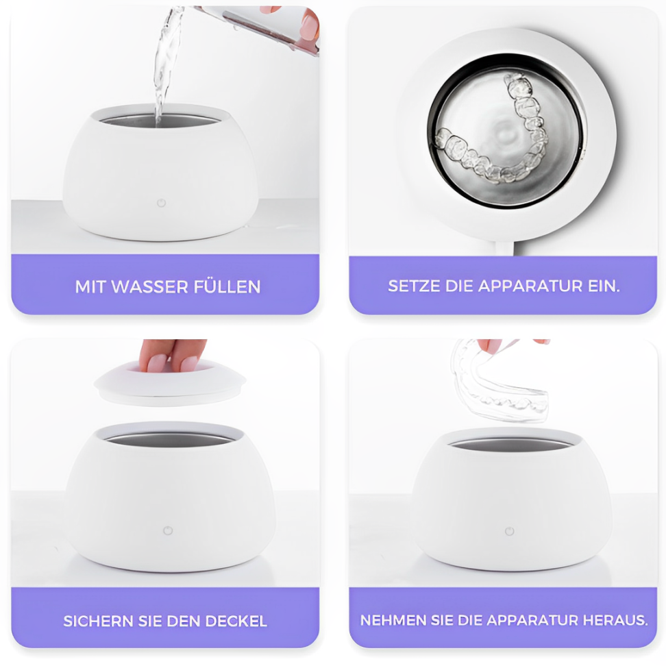 ZahnGlanz Pro , Reiniger mit UV-Licht