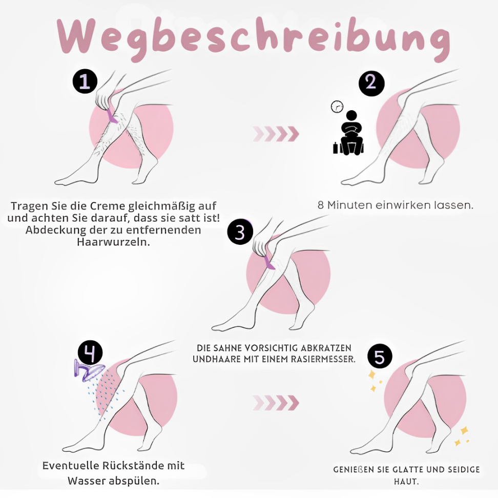 SilkEase 🌸 Makellose Haut leicht gemacht – Sanfte Enthaarungscreme 👙 Ihre Beauty-Geheimwaffe für die Bikinisaison!