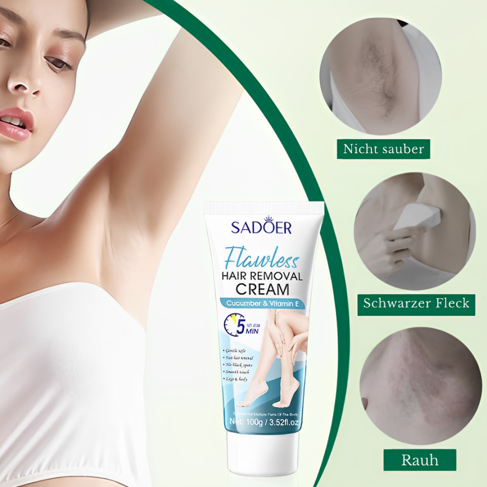 SilkEase 🌸 Makellose Haut leicht gemacht – Sanfte Enthaarungscreme 👙 Ihre Beauty-Geheimwaffe für die Bikinisaison!