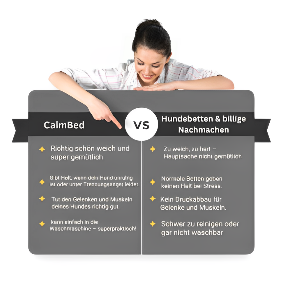 CalmBed – das Hundebett– Wirkt gegen Stress und hilft bei Angstzuständen