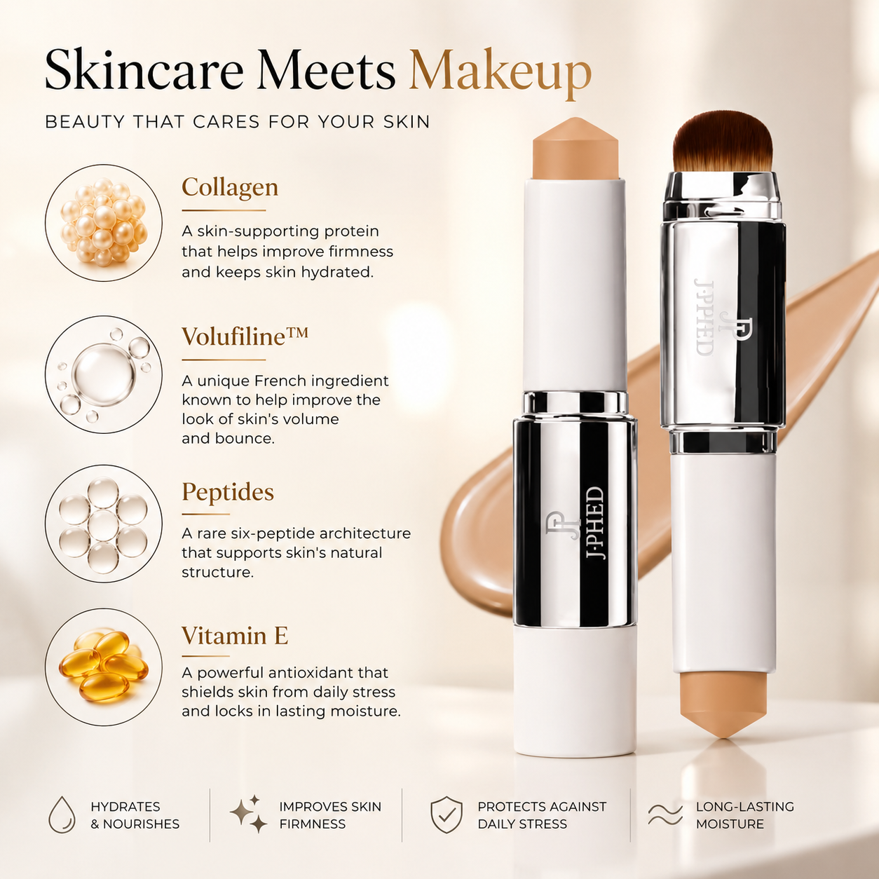 J-HDP® Color-Changing Foundation Stick ·