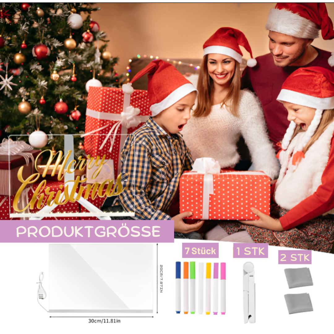 🎨 Magische LED-Maltafel– Malen, Leuchten und Staunen mit 7 Farben