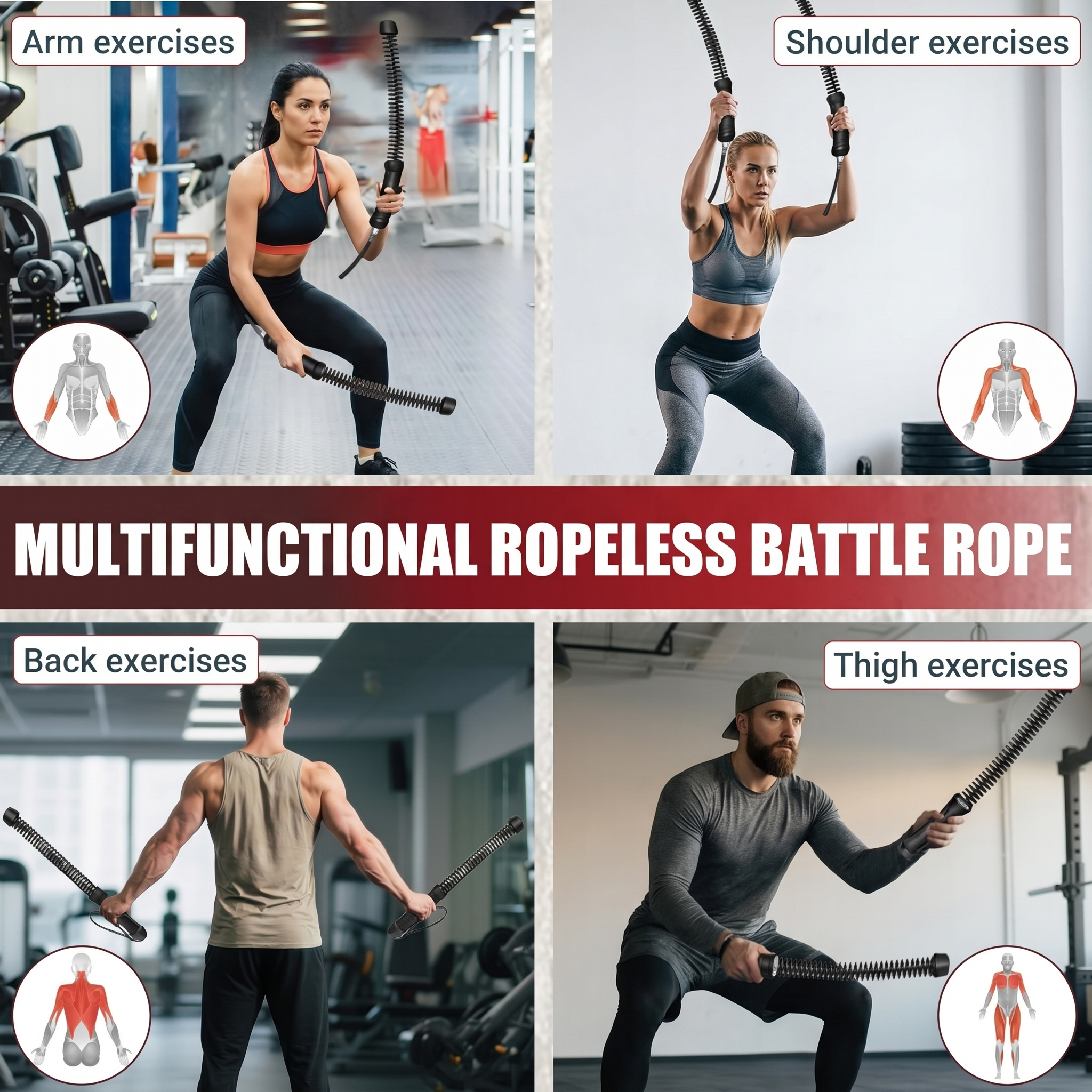 Gymshark Cordless Battle Ropes