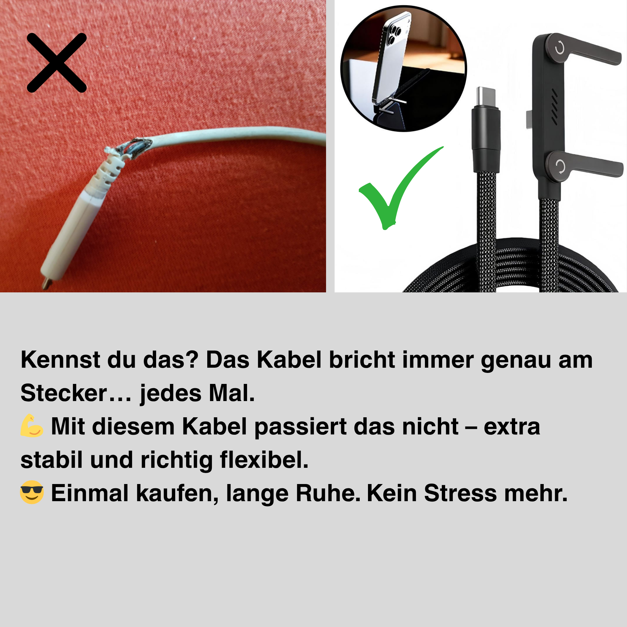 Smartphone-Halterung mit 240 W Schnellladefunktion