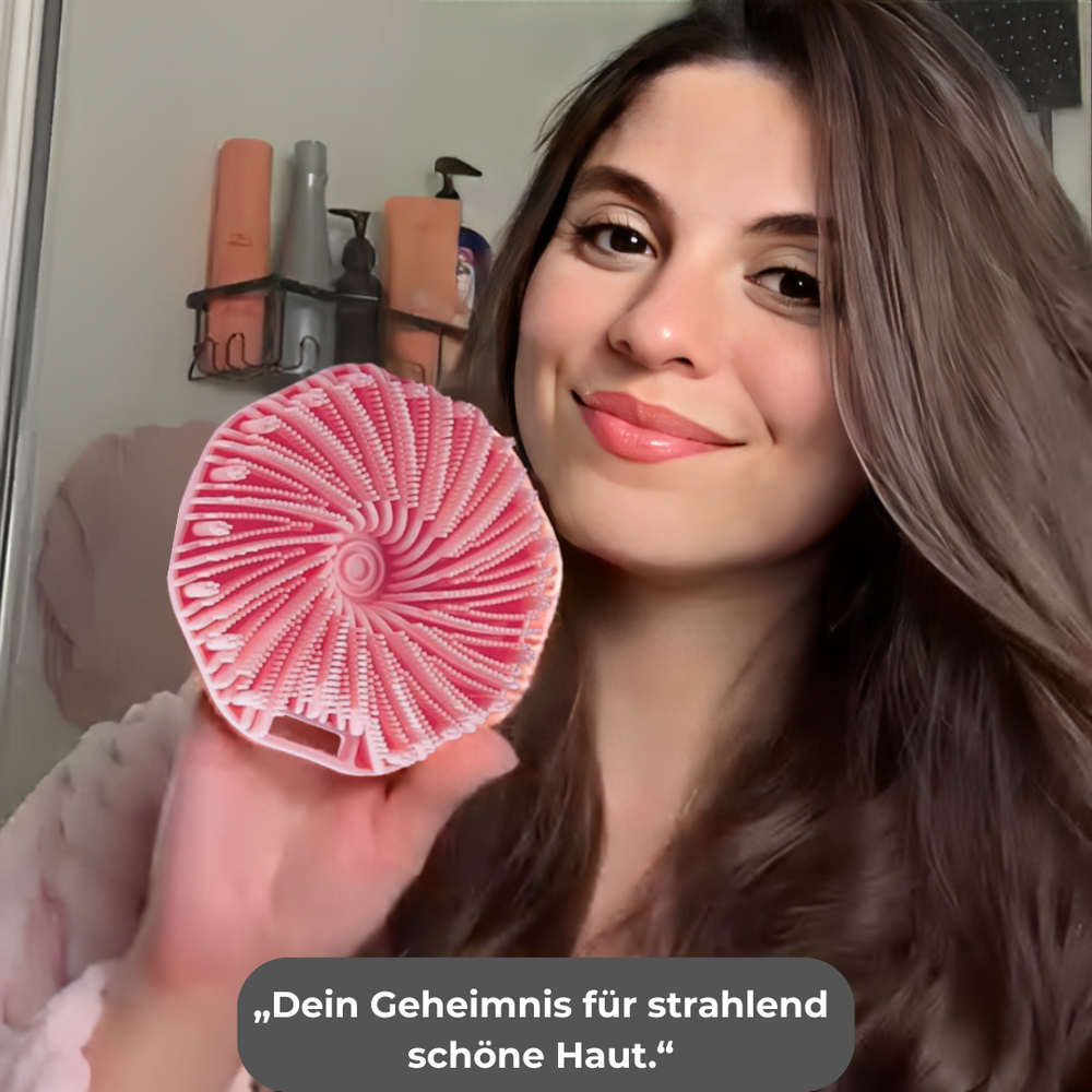 SilkyScrub™ – Dein Pflegebürste für Dusche & Bad