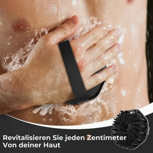 SilkyScrub™ – Dein Pflegebürste für Dusche & Bad