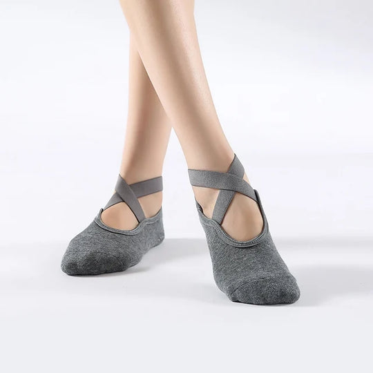 Rutschfeste Yoga- und Pilates-Socken für Damen