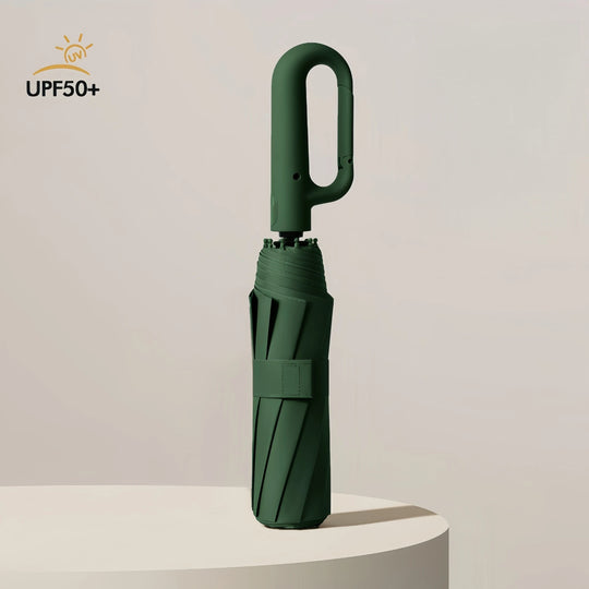 20 Bones Windproof Strong 105CM Reinforced Automatic Folding Umbrella for Men, Large Buckle Handle Wind and Water Resistant
