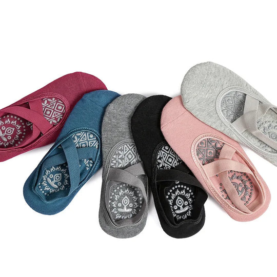 Rutschfeste Yoga- und Pilates-Socken für Damen