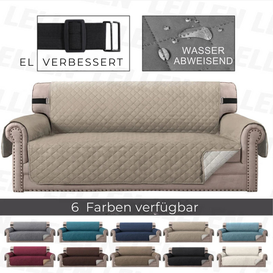 Sofaschutz in Luxusqualität – bequem und absolut wasserdicht.