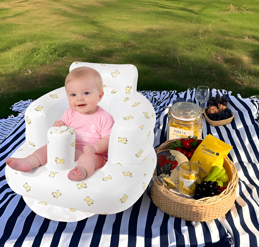 Das Baby-Luftsitzchen – für kleine Entdecker von 3 bis 36 Monaten.