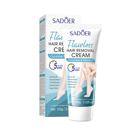 SilkEase 🌸 Makellose Haut leicht gemacht – Sanfte Enthaarungscreme 👙 Ihre Beauty-Geheimwaffe für die Bikinisaison!