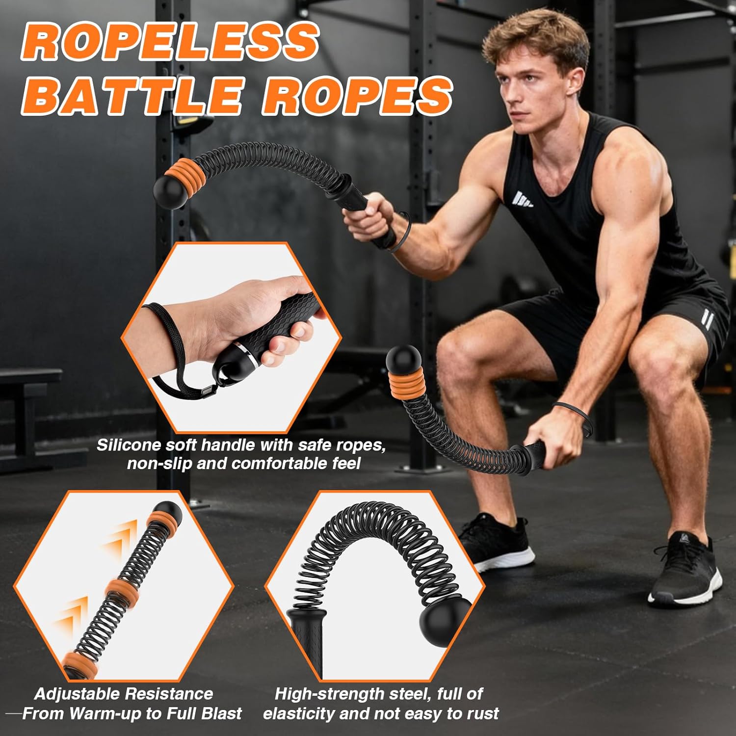 Gymshark Cordless Battle Ropes