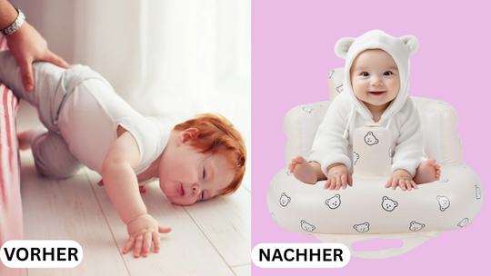 Das Baby-Luftsitzchen – für kleine Entdecker von 3 bis 36 Monaten.