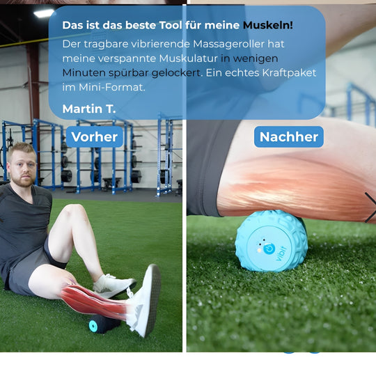Flixvibit PRO, Tragbare vibrierende Massagerolle