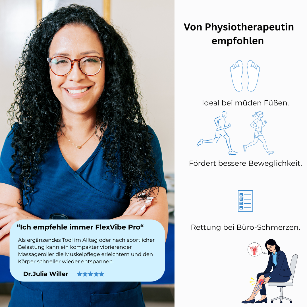 Flixvibit PRO, Tragbare vibrierende Massagerolle