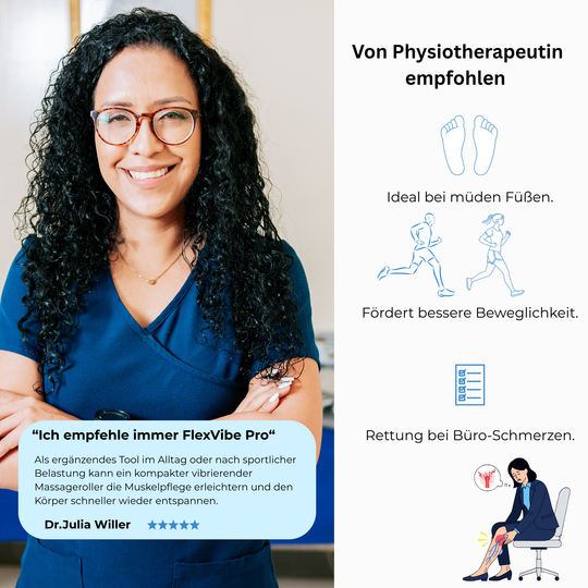 Flixvibit PRO, Tragbare vibrierende Massagerolle