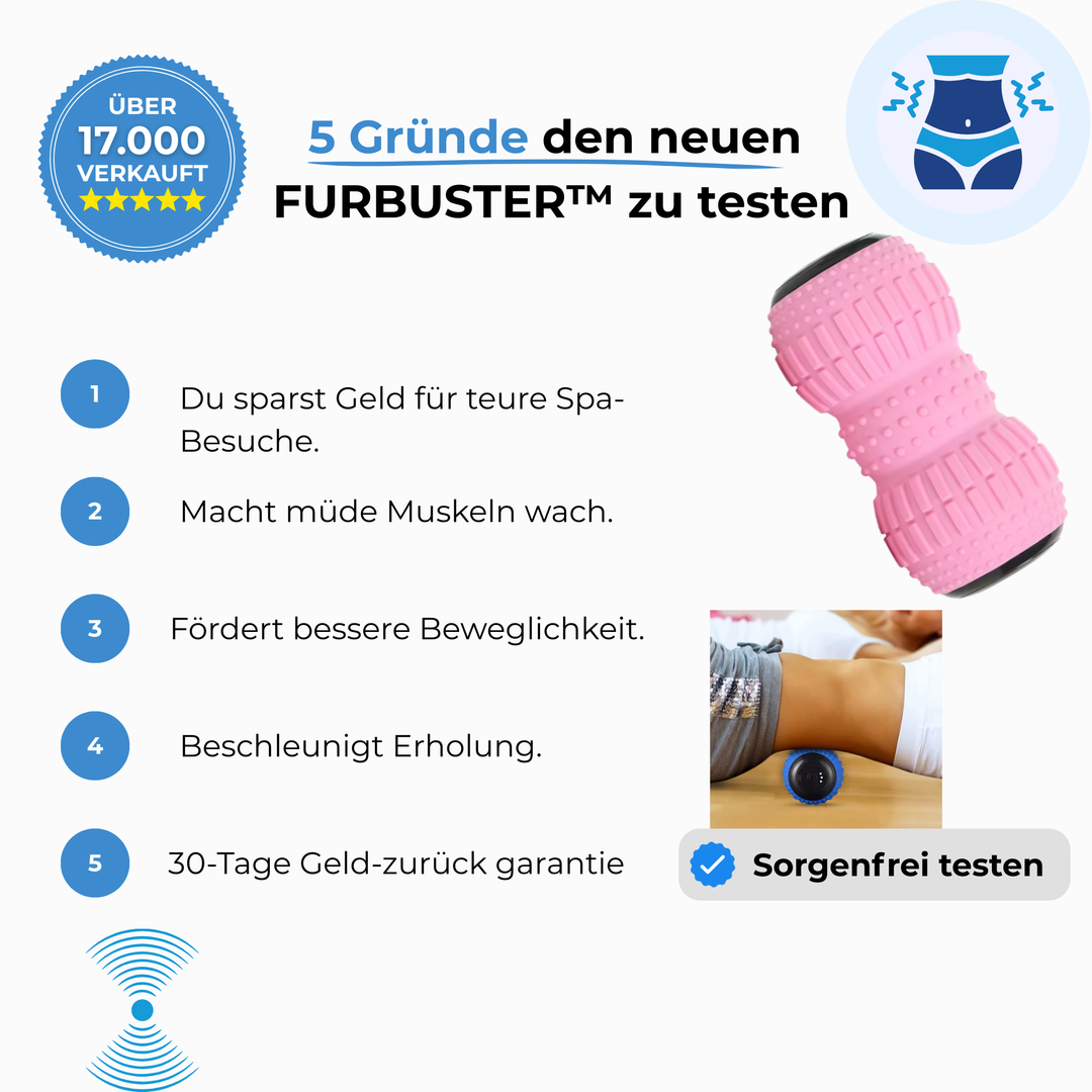 Flixvibit PRO, Tragbare vibrierende Massagerolle