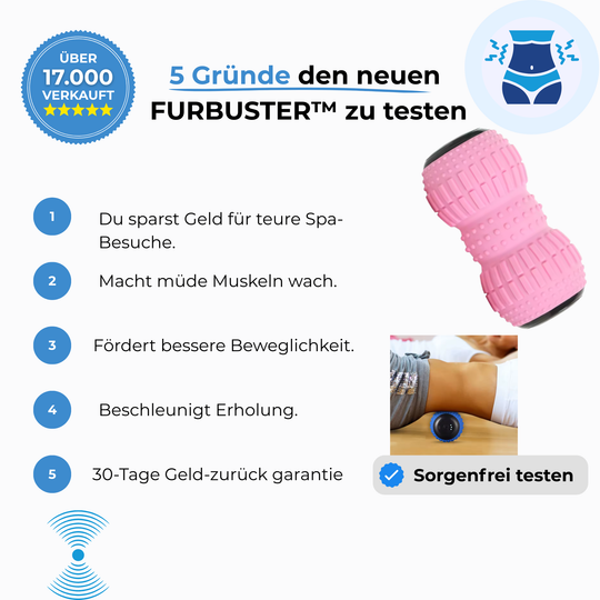 Flixvibit PRO, Tragbare vibrierende Massagerolle